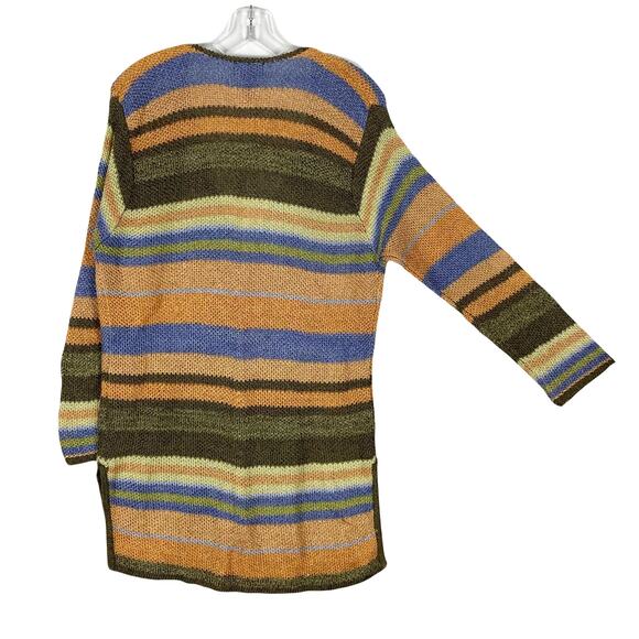 NWOT VINTAGE SIGRID OLSEN Cardigan S Multi Mother Pearl Long Sleeve Cotton Rayon - Picture 2 of 10